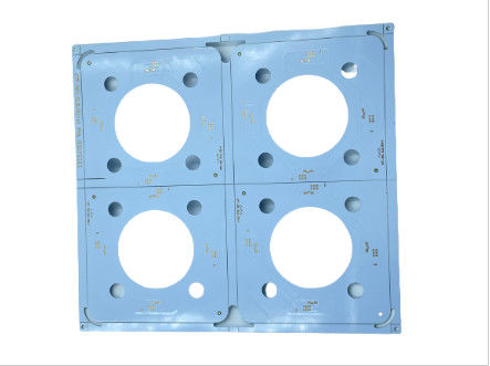 White High Frequency PCBs With 3/3mil Trace Width / Space 0.2mm Min Hole Size